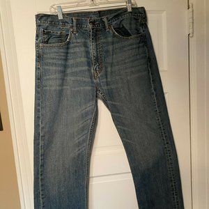 Levi's Men's 505 Regular Fit Straight Leg Jeans